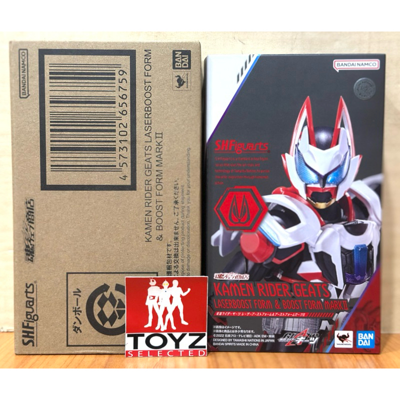 S.H.Figuarts (SHF) Kamen Rider Geats LaserBoost Form & Boost Form Mark II (Mk-2) จาก Kamen Rider Gea