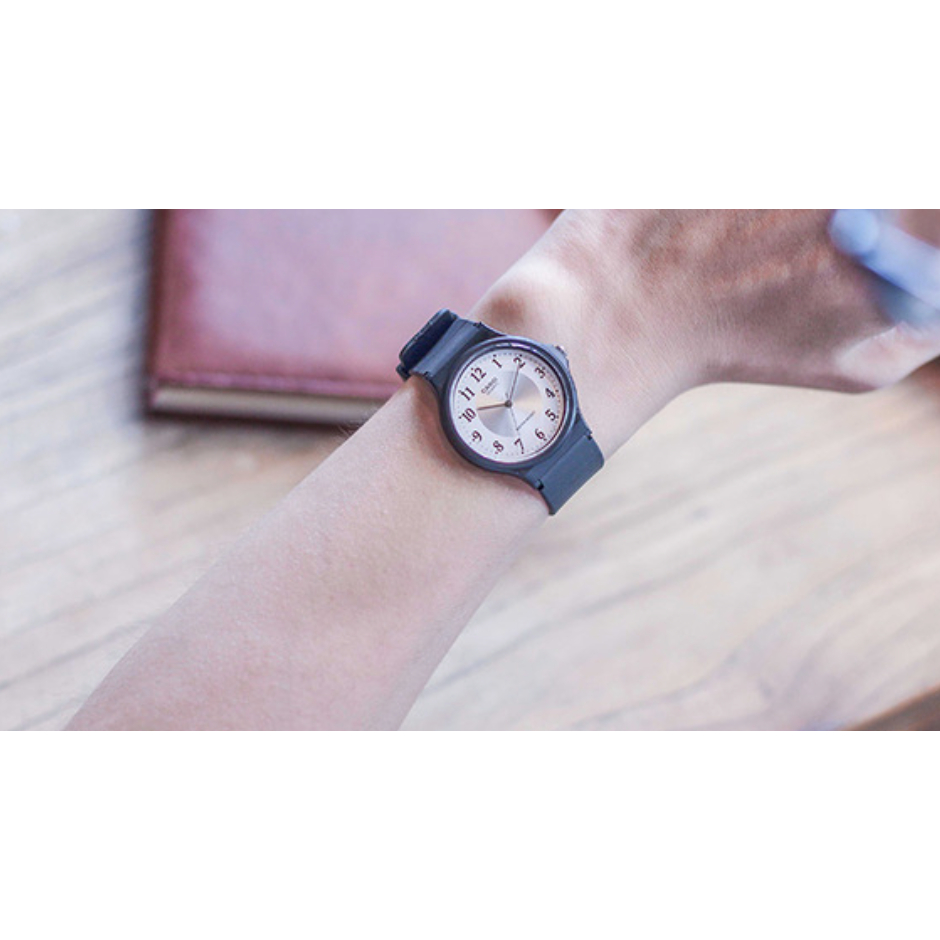 casio นาฬิกาคาสิโอ MQ24 รุ่น MQ-24 /SMILEYTIME ของแท้ ประกันศูนย์cmg/c-thong