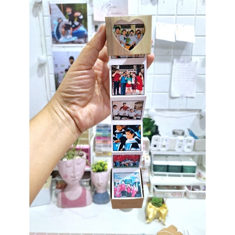 ของขวัญปัจฉิม กล่องเก็บความทรงจำ Photo box กล่องใส่รูป ของขวัญวันครบรอบของขวัญวันเกิด ของขวัญให้แฟน วาเลนไท ไม่มีขั้นต่ำ