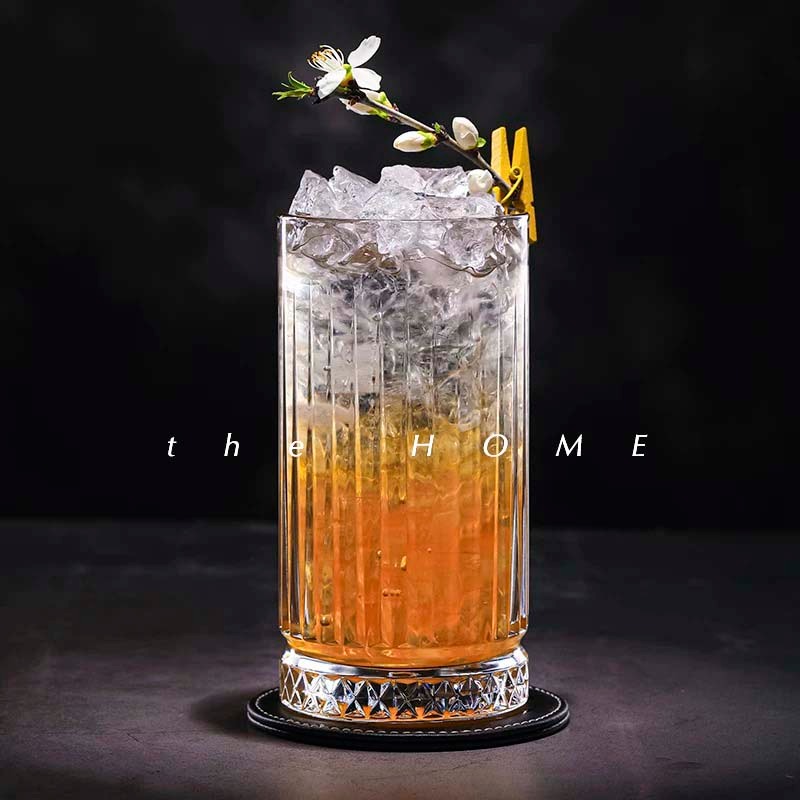 【พร้อมส่งในไทย】 collins glass  แก้วrock แบบหนา cocktail