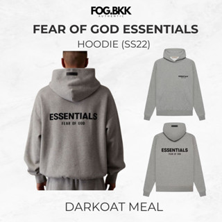 [ของเเท้]Fear of God Essential Hoodie Dark oat meal SS22