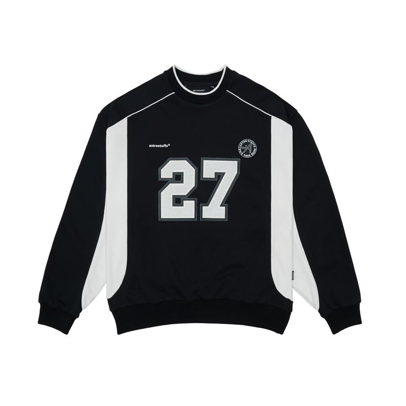 SU24 27  SWEATSHIRT  ( BLACK )