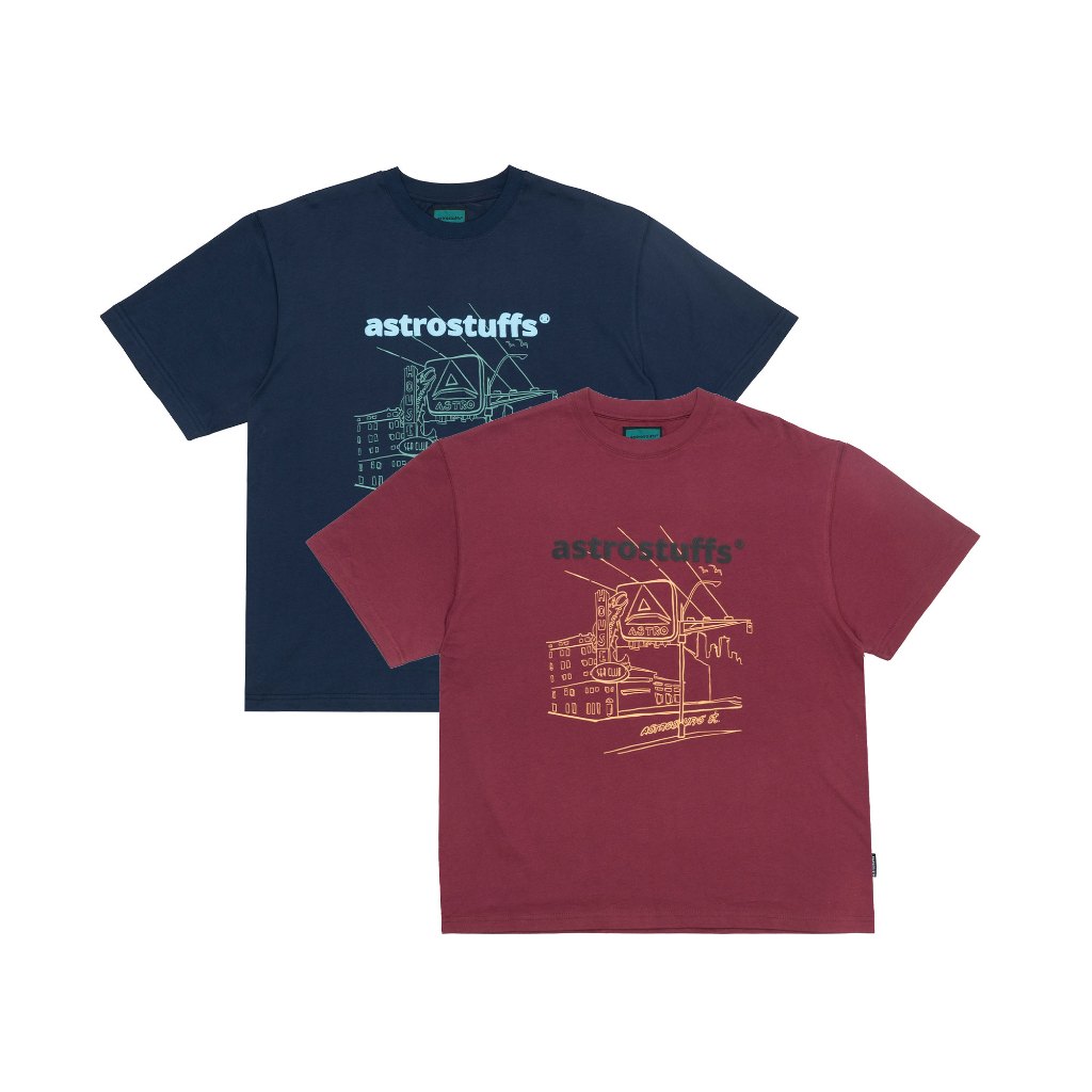 NEUTRALIZED FA24 STREET TEE ( NAVY / RED )