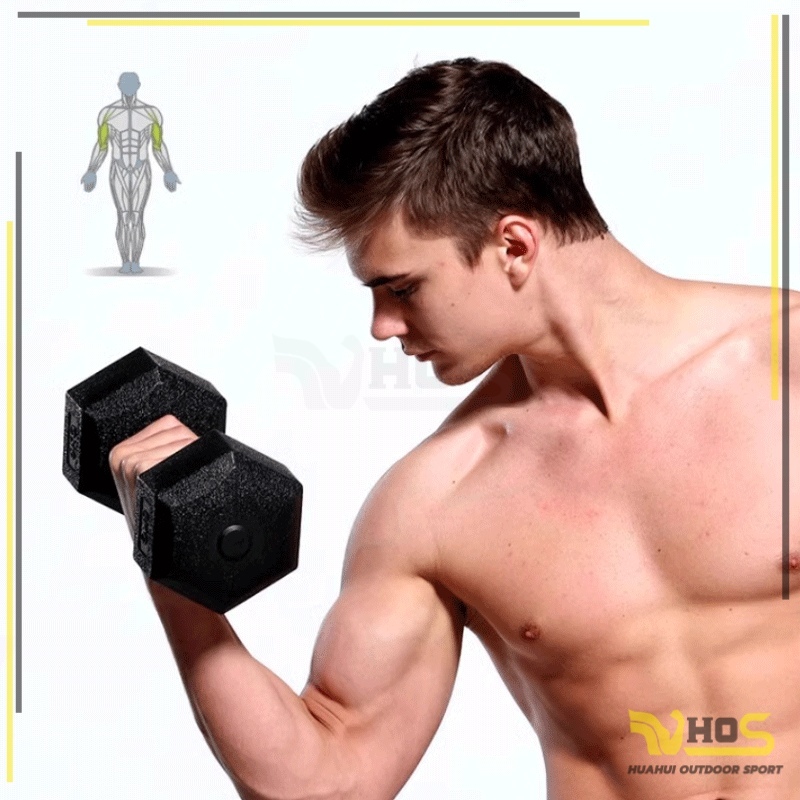 สูงทนทานสุดและสวยงาม Dumbbells ดําเบล ดัมเบลออกกำลังกาย ใช้งานได้ยาวนานยิ่งขึ้น - รูปที่ 4