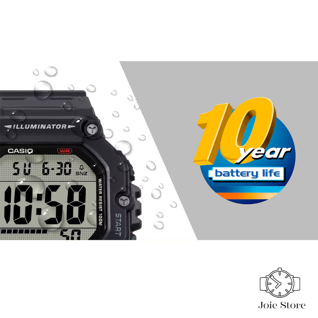Casio AE-1600H-1AV / AE-1600H-8BV / AE-1600H-5AV นาฬิกาข้อมือคาสิโอ ประกัน 1 ปี