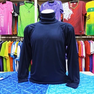เสื้อยืด คอเต่า - เนื้อผ้า TK แขนยาว มีซับใน หัวไหล่กับข้อศอก ( เสื้อเปล่า )