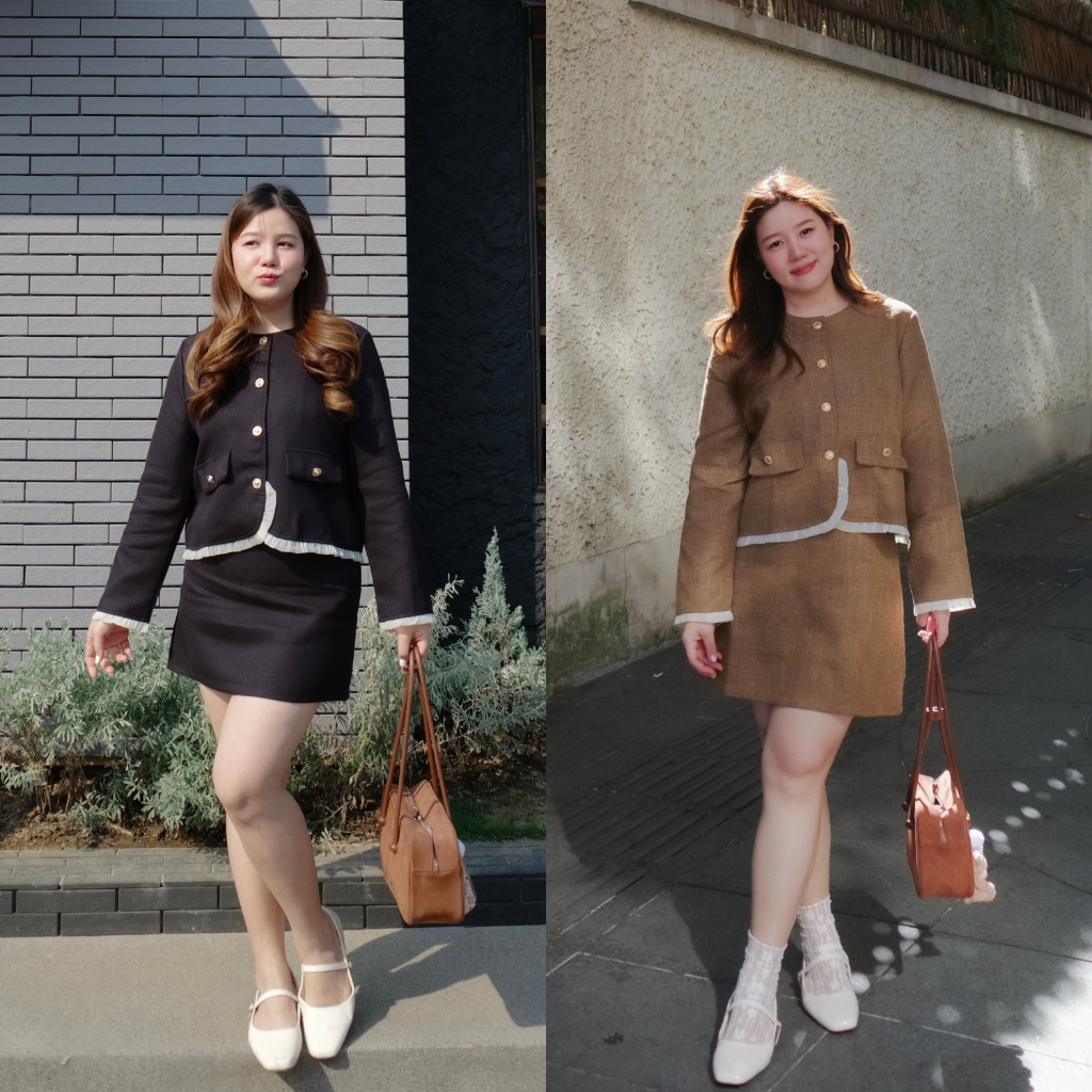 ( อกถึง 48") Sana Set ชุดเซตสาวอวบ