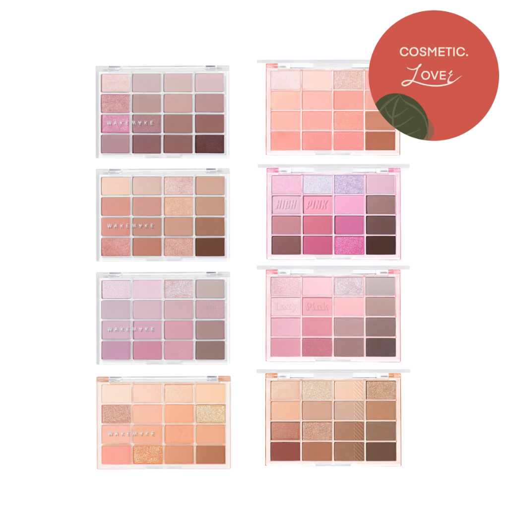❤️ WAKEMAKE Soft Blurring Eye Palette เวคเมค ซอฟต์ เบลอริ่ง อาย พาเลท อายแชโดว์ เวกเมก