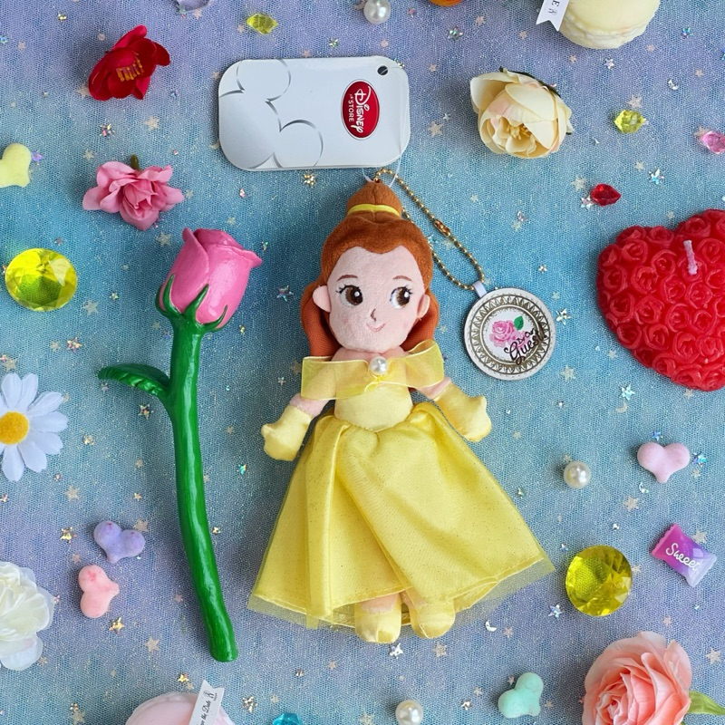 พวงกุญแจตุ๊กตา Belle - Disney Princess 🥀