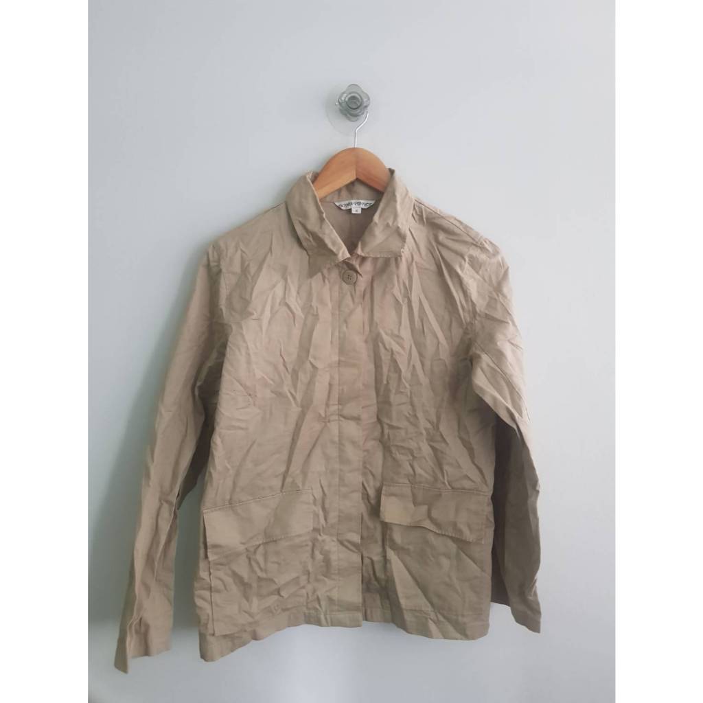 BRB-29เสื้อคลุมผ้าคอตตอนกระดุมซ่อน Dona Pierce 11 38/25