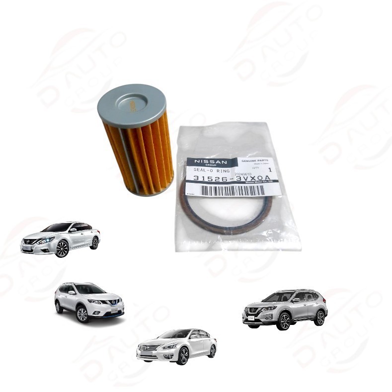 ไส้กรองเกียร์ + โอริง NISSAN  TEANA(L33) , X-TRAIL(T32) **(ของแท้)** 317263XX0A , 315263VX0A