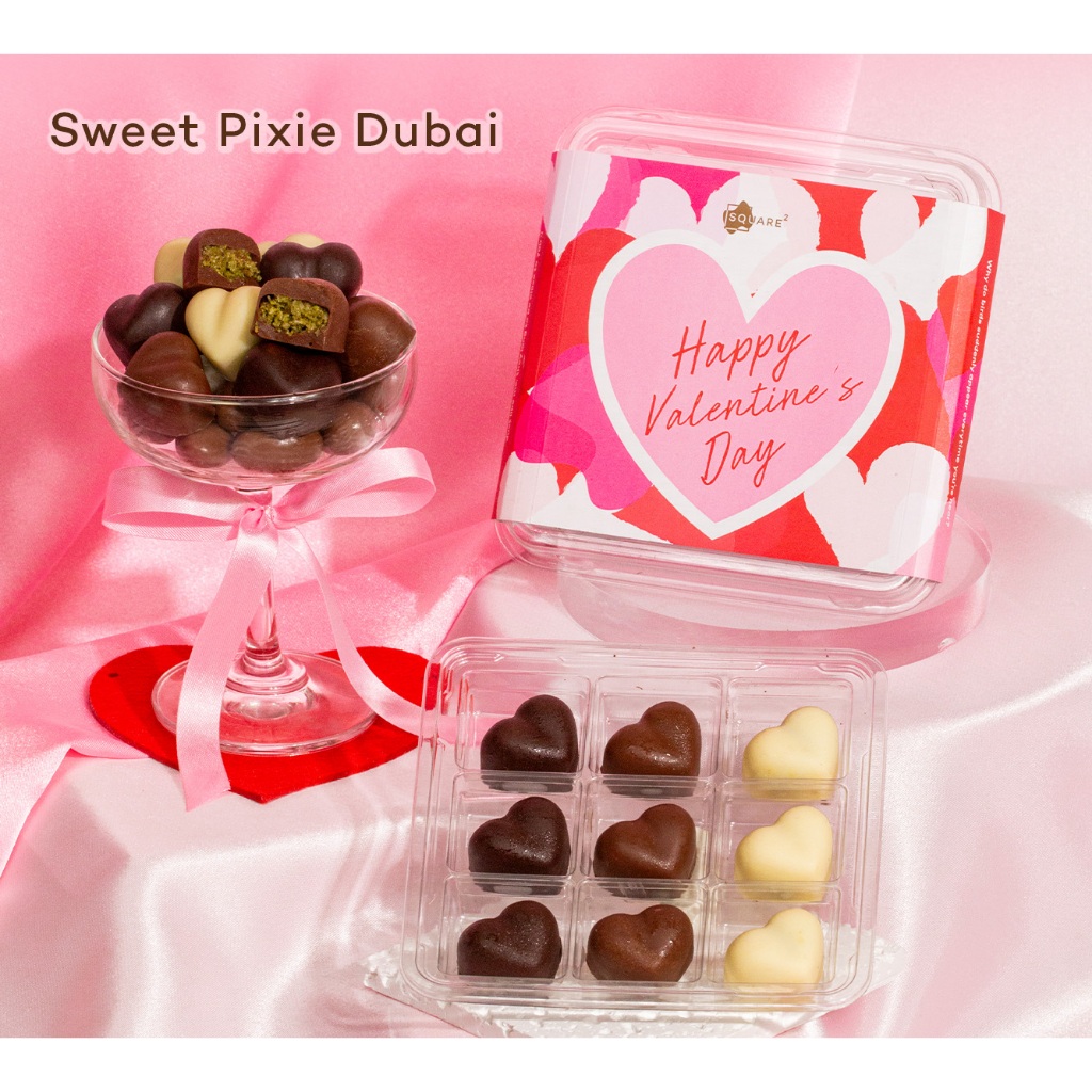 Sweet Pixie Dubai ช็อกโกแลตดูไบ รูปทรงหัวใจจิ๋ว (ขายเฉพาะเดือนก.พ.) แถมฟรี! การ์ดวาเลนไทน์สุดพิเศษ