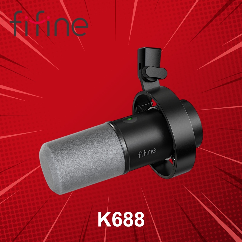 ไมโครโฟน FIFINE K688 ประกันศูนย์ 1 ปี