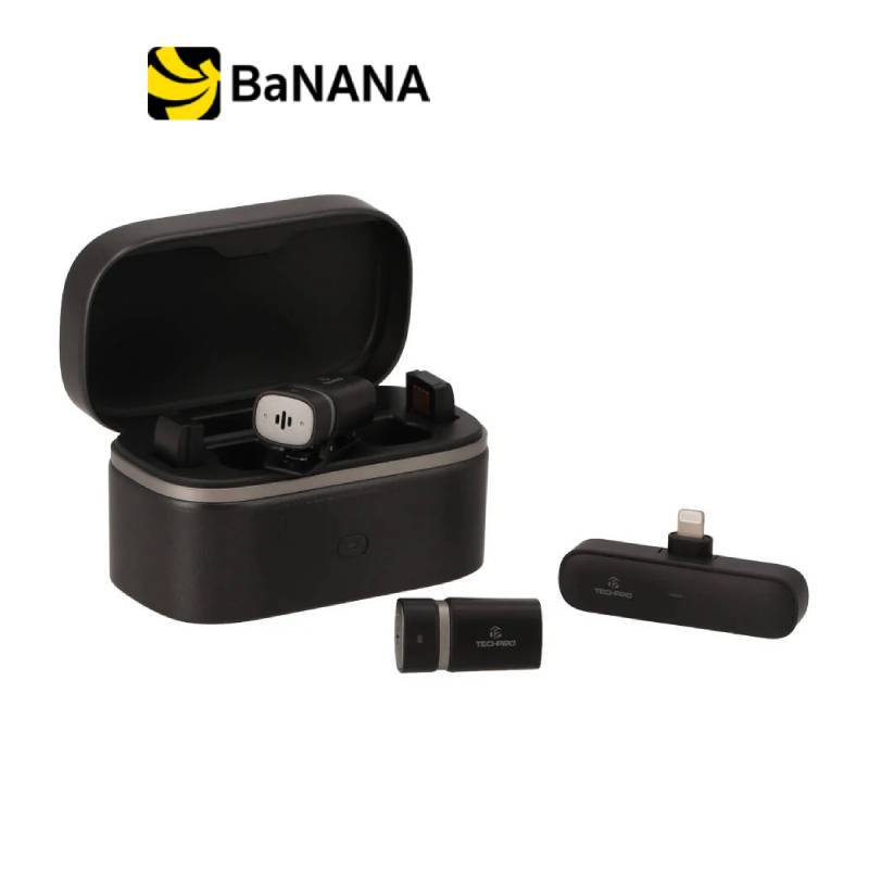 ไมโครโฟน TECHPRO Wireless Microphone TDS9 Black by Banana IT
