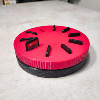 กล่องเก็บการ์ดเกม Nintendo Switch 10 ช่องแบบหมุน [3D Print]