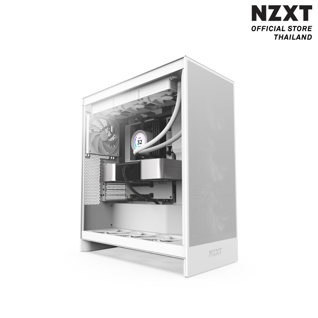 CASE NZXT H7 FLOW WHITE : CM-H72FW-01