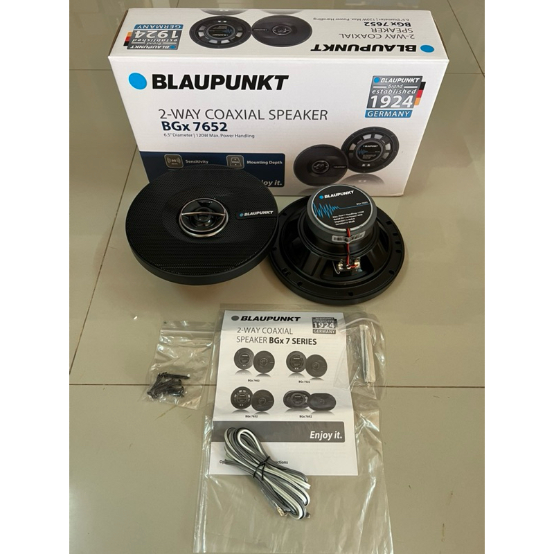 ราคาคู่ละ  815บาท ลำโพงติดรถยนต์6.5“แกนร่วม2ทาง รุ่น BGX7652 ยี่ห้อ Blaupunkt