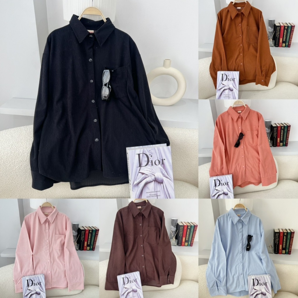 อก48" เสื้อกระดุมสแนปลูกฟูแขนยาว ดีไซน์สวย ใส่ง่ายสะดวก!มีโทนสีให้เลือกเยอะ ทั้งสดใสและขับผิว 🔥 2444