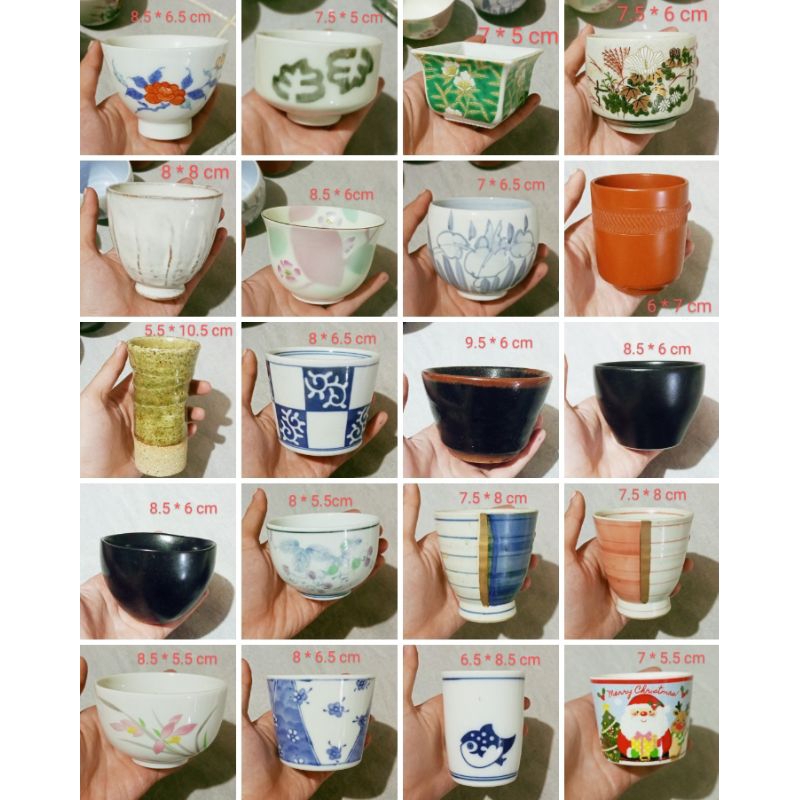 กระถางต้นไม้ กระถางกระบองเพชร กระถางเซรามิกญี่ปุ่นมือสอง stock A7