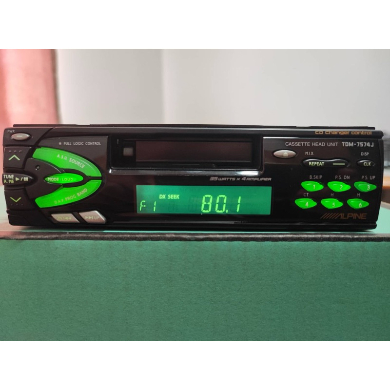 วิทยุเทป alpine tdm 7574j มือสอง