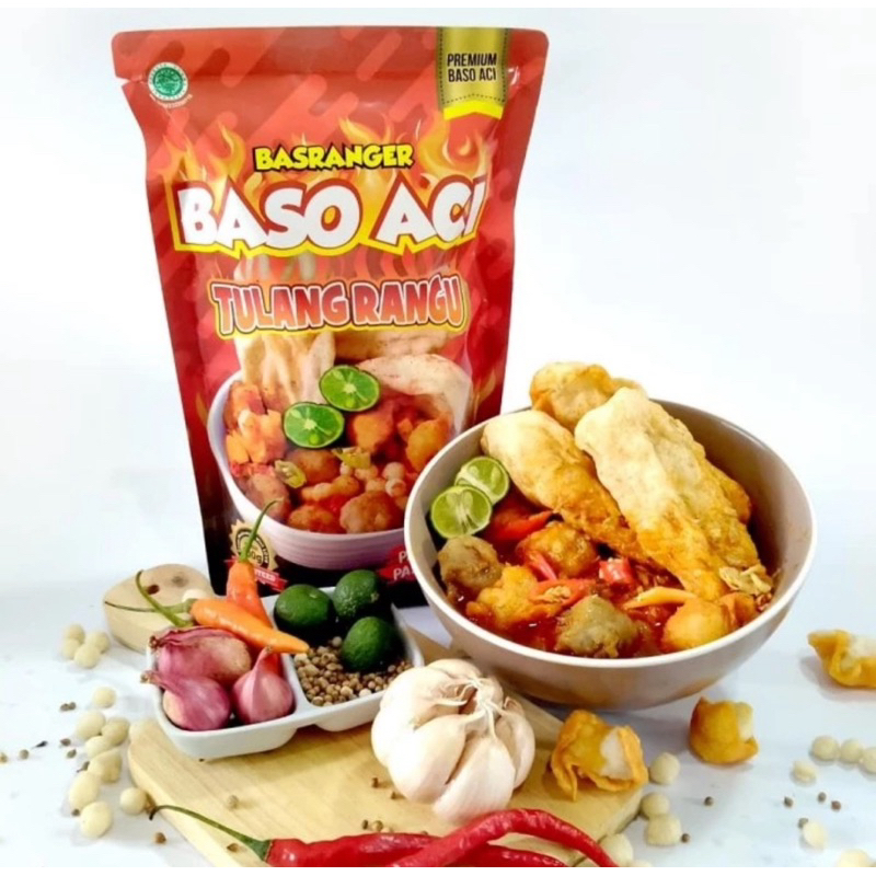 Indonesia Baso Aci Tulang Rangu Basranger 200 gram