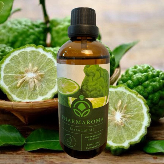น้ำมันหอมระเหยมะกรูดแท้ Kaffir Lime & Bergamot Essential oil หอมสดชื่น ช่วยผ่อนคลาย ใช้กับเตาอโรม่าได้