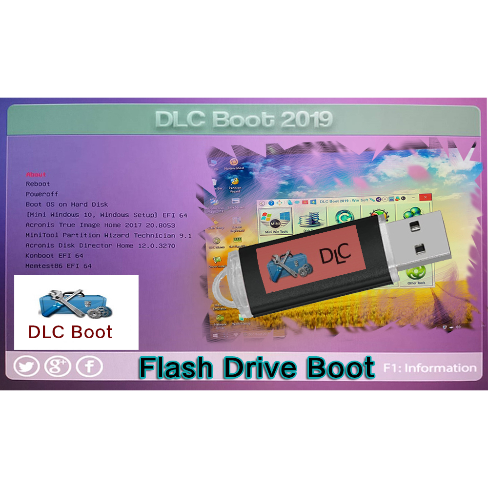 ซ่อมแซม และกู้คืน Back UP - Recover ด้วยแฟรทไดร์ Boo t/  DLC Boot 2019