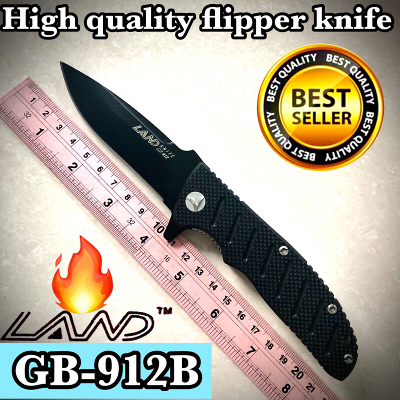 High quality flipper knife Land GB-912B for collection and use camping 🏕️
