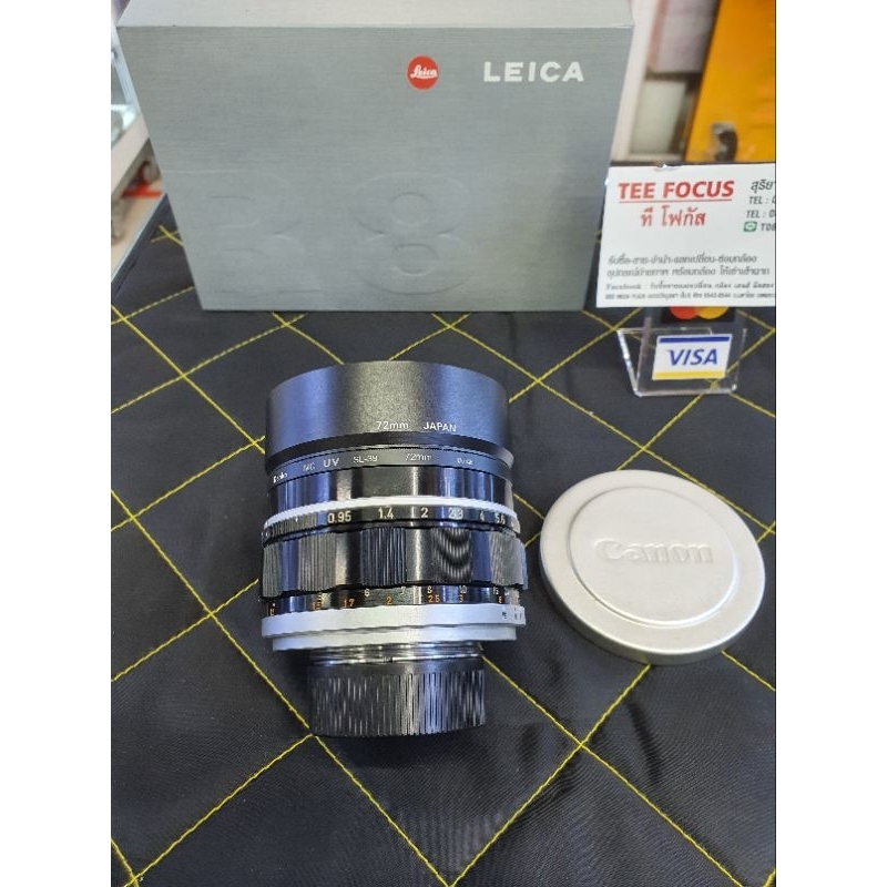 canon 50mm f0.95 for leica m