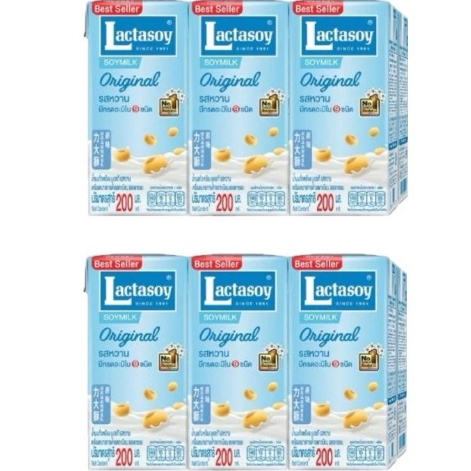 [ส่งฟรี] แลตตาซอย 200 มล. (2 แพ็ค )