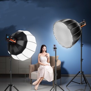 500W LED ไฟถ่ายรูป ไฟไลฟ์สด ไฟสตูดิโอ with 65cm Lantern Soft…