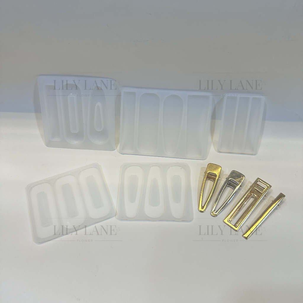 🇹🇭พร้อมส่ง | แม่พิมพ์กิ๊บ แม่พิมพ์เรซิ่น กิ๊บติดผม  (Hair Clip Silicone Mold, Hair Clip)