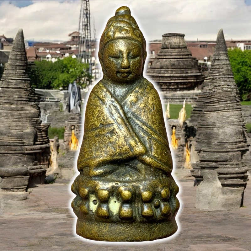 พระกริ่งปวเรศ เนื้อสัมฤทธิ์ วัดบวรนิเวศ