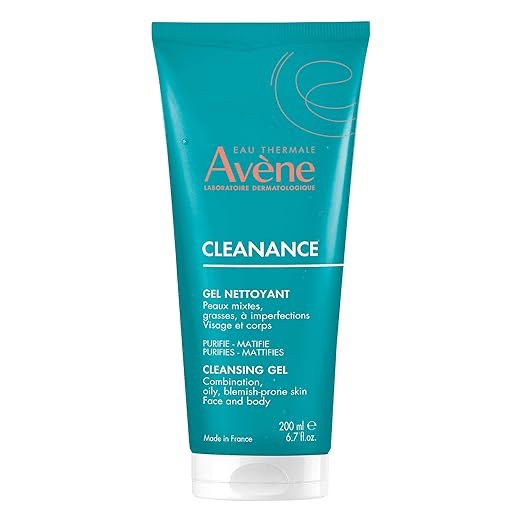 Avene Clearance Cleansing Gel 200ml - Cleanser for Oily skin Avene ผิวมันเป็นสิว Exp.10/2026