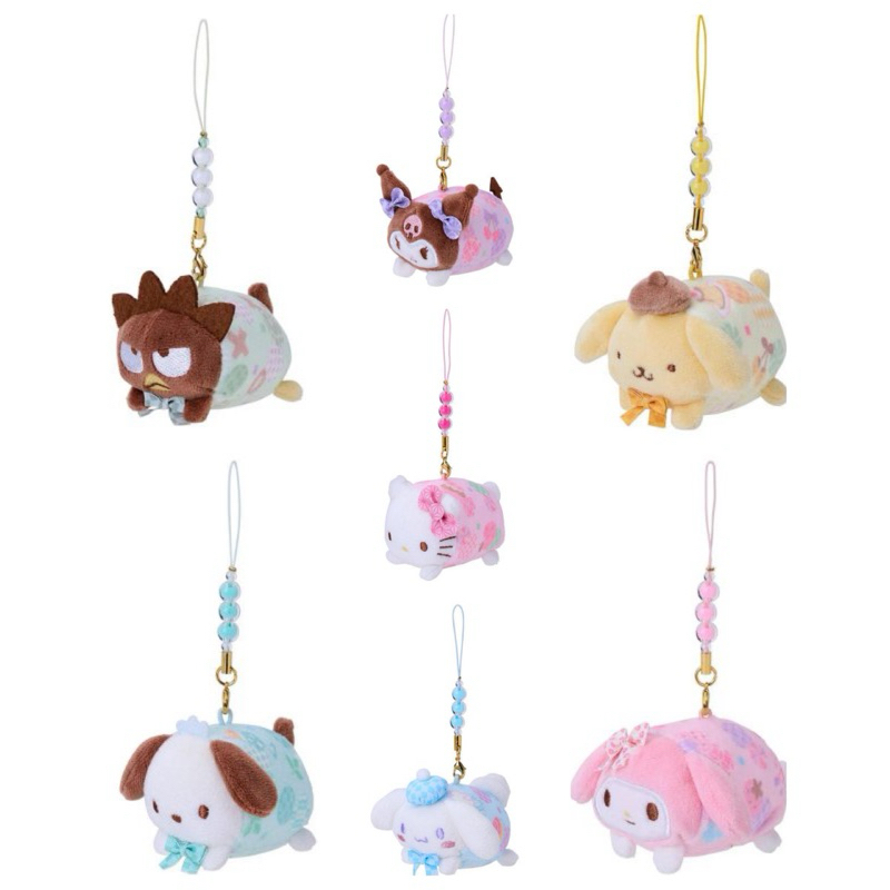 สายโทร สายมือถือ พวงกุญแจตุ๊กตา Sanrio kimono สินค้านำเข้าจากประเทศญี่ปุ่น