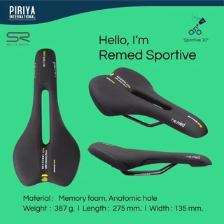เบาะจักรยาน SR SELLE ROYAL REMED Saddle SPORTIVE 30 ํ/ TRACKKING 60 ํ / CITY 90 ํ