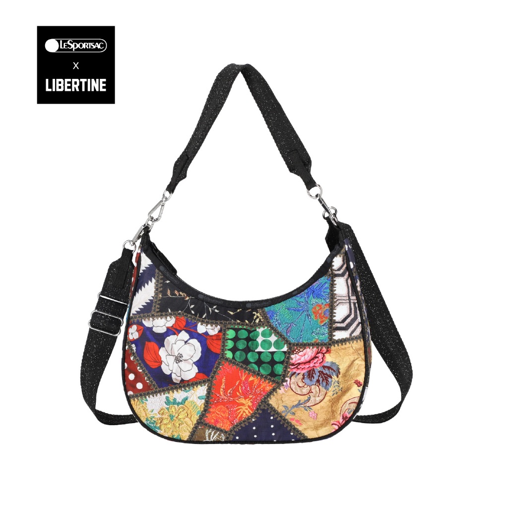 Lesportsac N/S convertible Hobo Bag Shoulder Bag กระเป๋าสะพายข้าง Style 3753 Lesportsac x Libertine