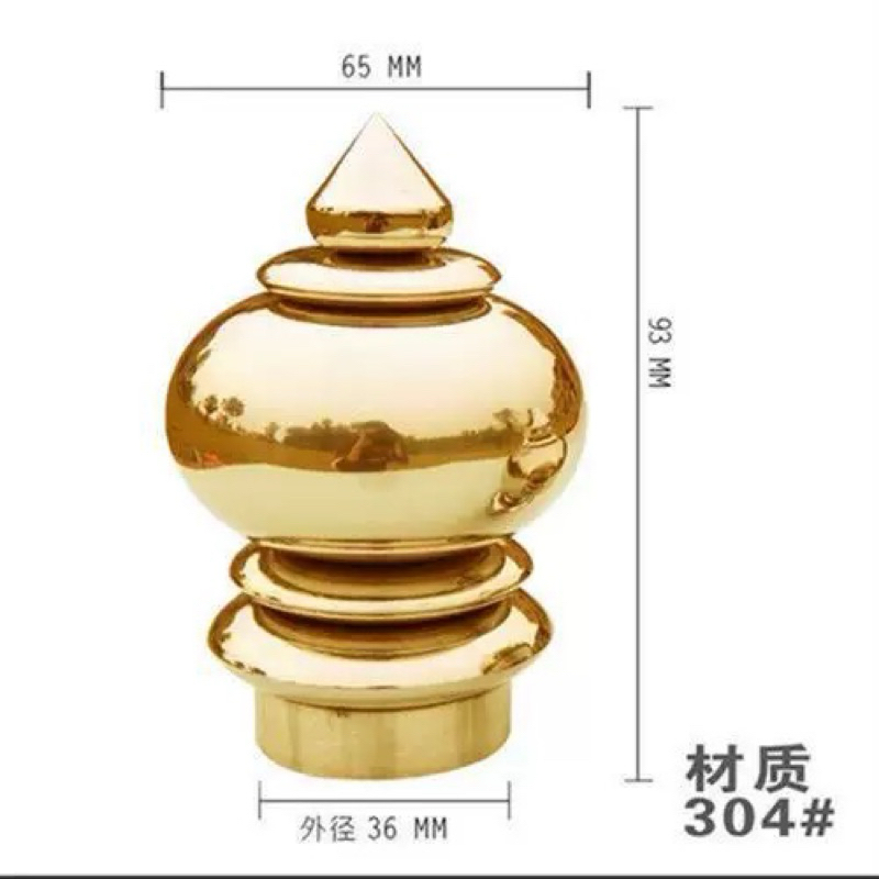 หัวขุน ลงท่อ 1.5นิ้ว 2นิ้ว 2.5นิ้ว สแตนเลส 304