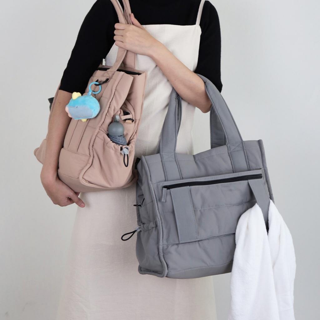 กระเป๋าสะพายข้าง ขนาดใหญ่ ผ้ากันน้ำ สะพายไหล่ ใส่ของ laptop CUDDLE BAG KIDNAP ME. กระเป๋าแม่ลูกอ่อน - รูปที่ 3