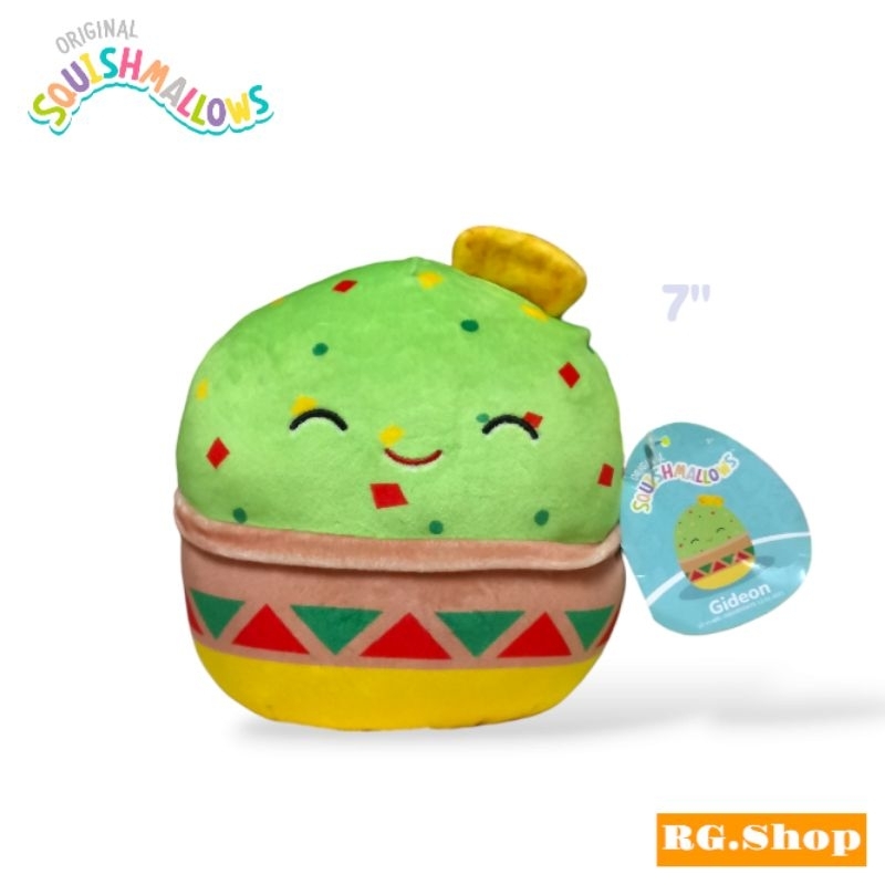 ✅พร้อม​ส่ง​✅Squishmallow Gideon Guacamole 7"