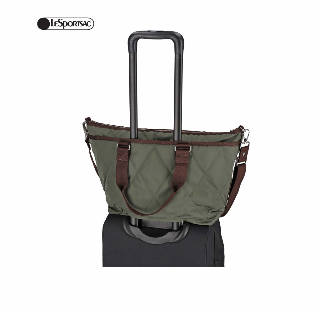 Lesportsac Quilt zip tote bag กระเป๋าถือ กระเป๋าสะพาข้าง Style 1532