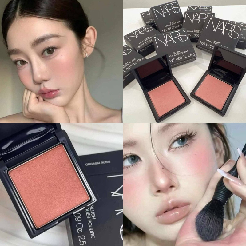 แท้💯เคาน์เตอร์ นาร์สบรัชขายดีอันดับ1 ขนาด1.2g /2.5g /4.8g _NARS_ Blush สี Orgasm สียอดฮิตขายดีทั่วโลก