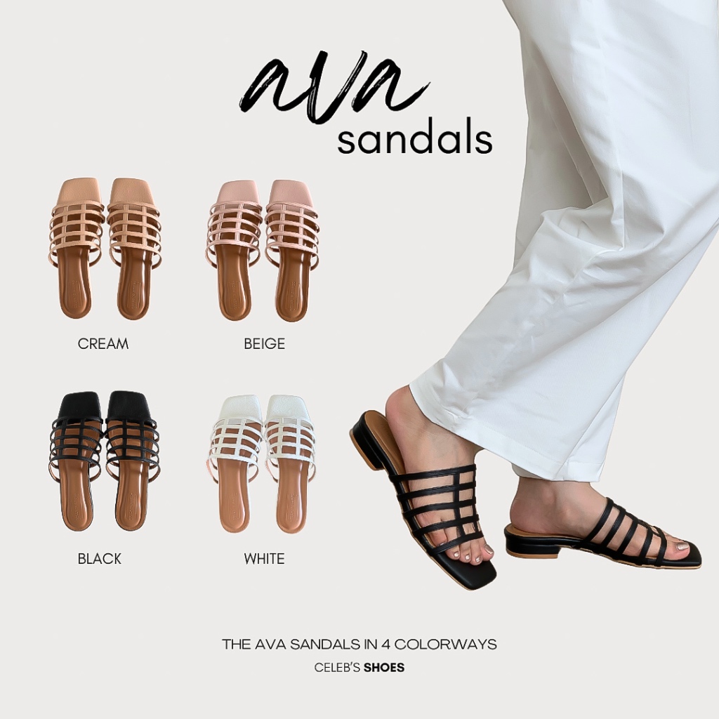 AVA SANDALS : รองเท้าแตะรุ่นใหม่ล่าสุด น้ำหนักเบาใส่สบาย พื้นกันลื่นอย่างดี!!