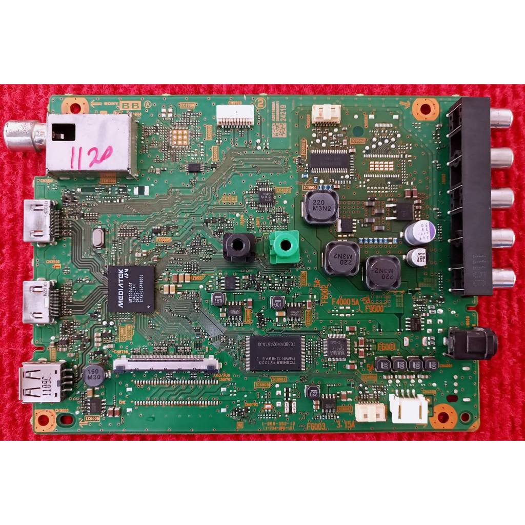 เมนบอร์ดทีวี SONY รุ่น KLV-40R452A , KLV-46R452A พาสบอร์ด 1-838-352-11/-12 อะไหล่แท้ของถอด พร้อมติดต