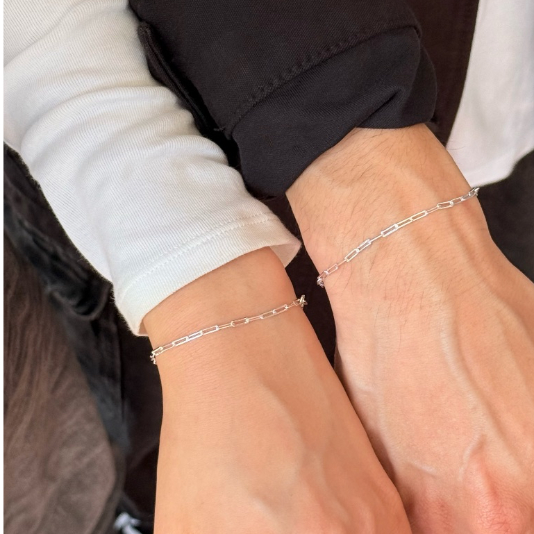 (bracelet,สร้อยข้อมือ) :  PIN BRACELET SILVER925 / สร้อยข้อมือเงินแท้ กำไลข้อมือ | YOUR WISHLIST