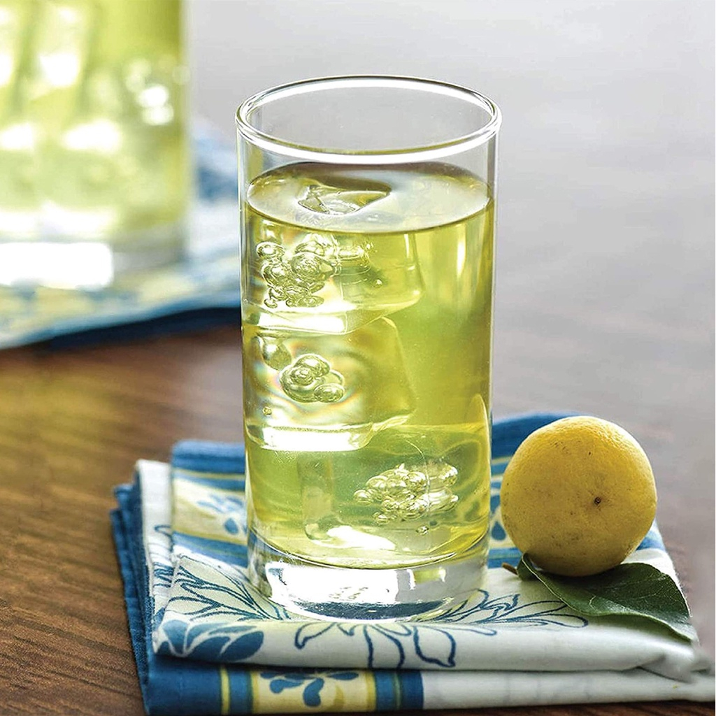 JJGLASS - (Ocean) B01210 Fin Line 9 3/4oz. (280ml.) แก้วน้ำ แก้วทรงสูง แก้วโอเชี่ยน สำหรับใส่น้ำดื่ม