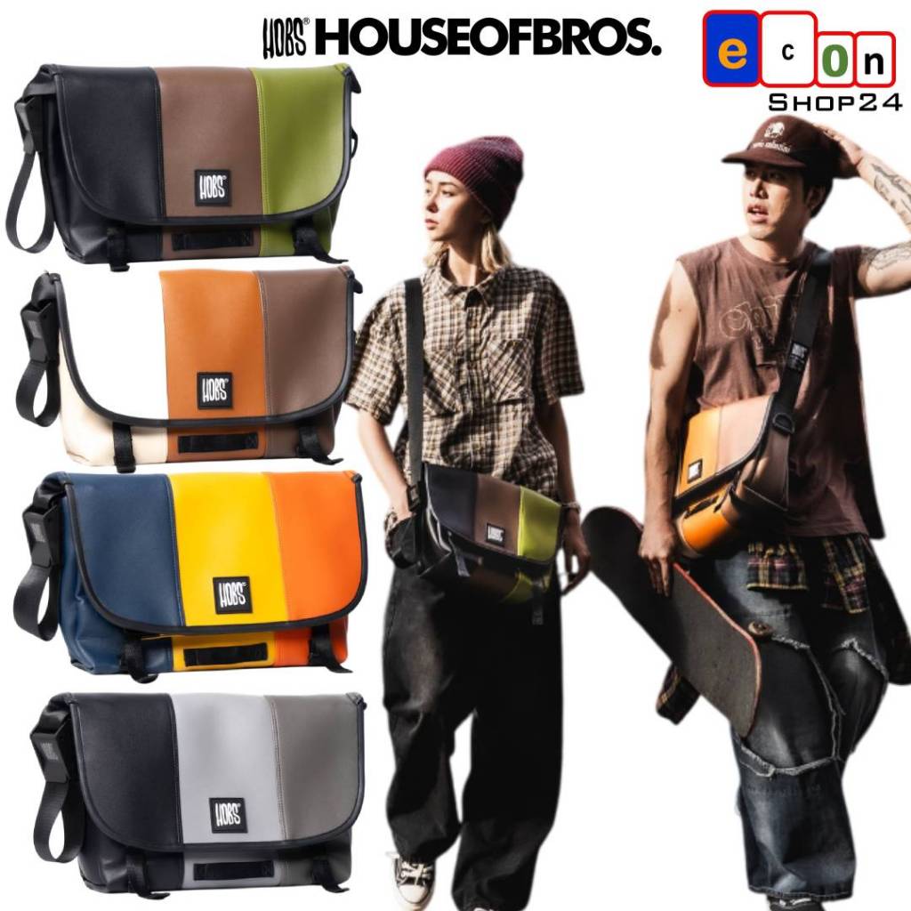 (จัดส่งฟรี) กระเป๋าสะพายข้าง แบรนด์ HOBS (100% Genunie) NOMAD Messenger Bag พกพา Tablet, Laptop