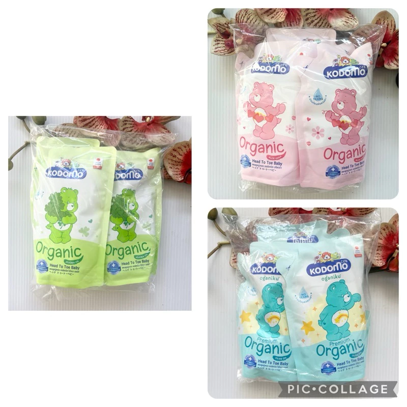 320, 350 ml. ผลิต 12/24 โคโดโมะ 3 ถุง แชมพูสบู่เหลว แบบเติม Kodomo Head To Toe Wash