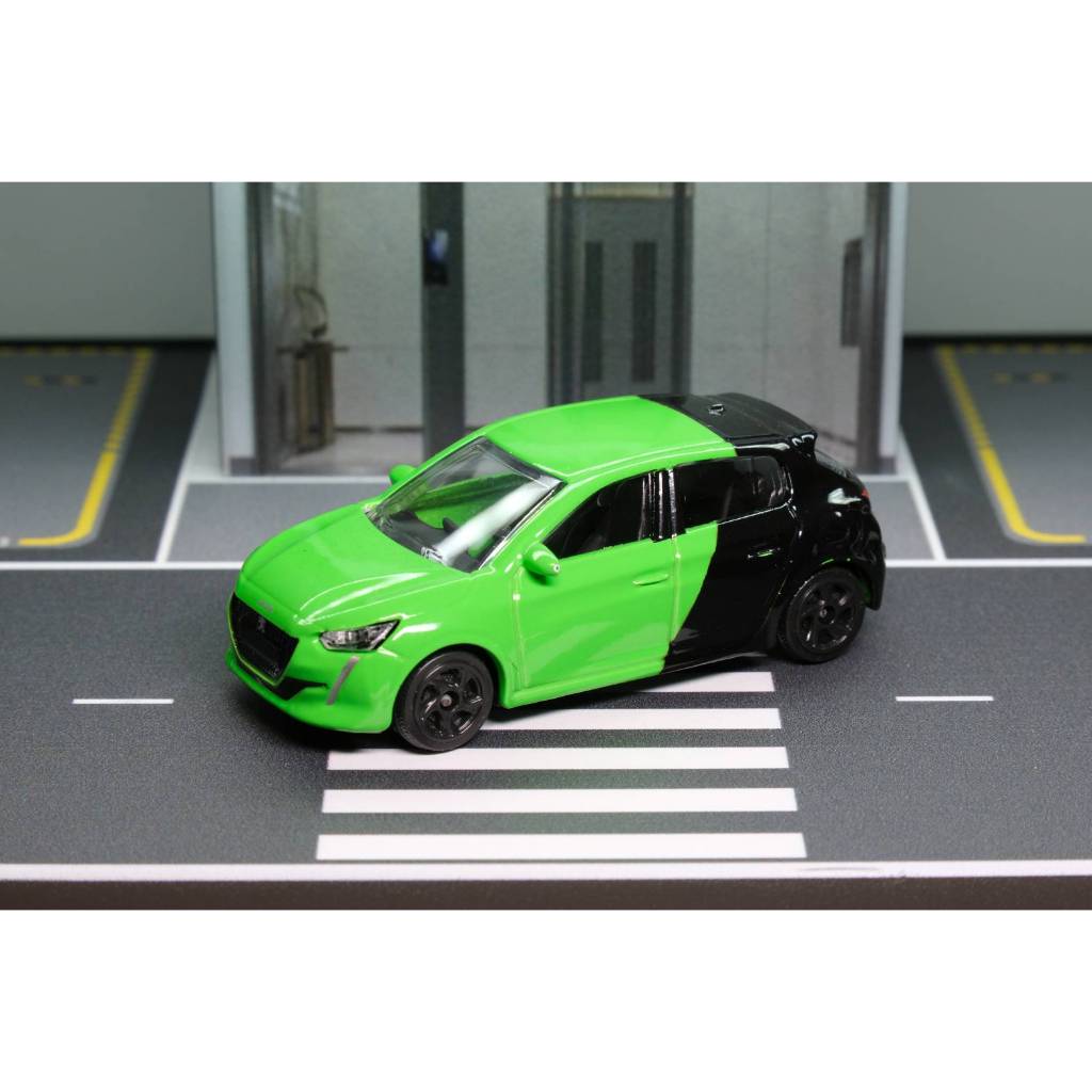 Majorette Peugeot 208 Green / Black