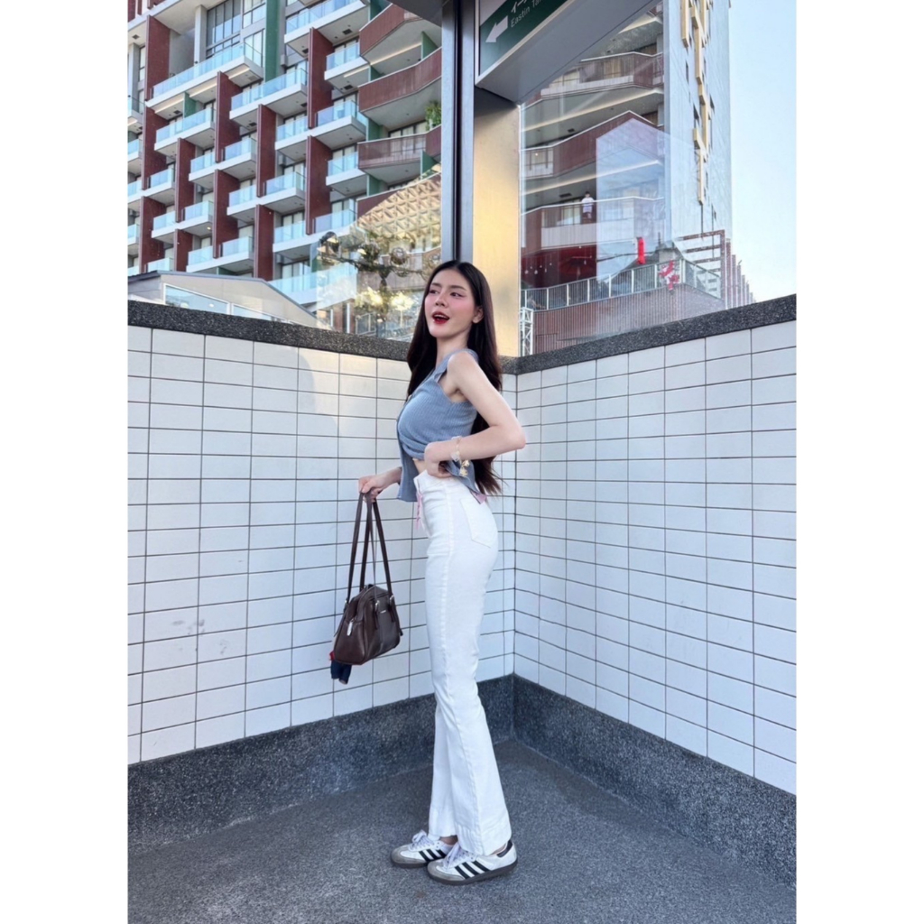 Babarry - Lady Free Feel กางเกงขายาว ทรงขาม้า เอวสูง สุดเกา (G-MN) - รูปที่ 6